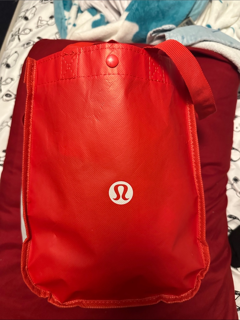 lululemon athletica Red Nylon Crossbody/Shoulder Bag